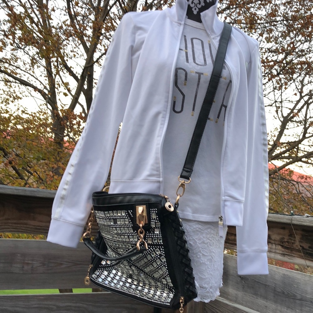 Bling cross body bag